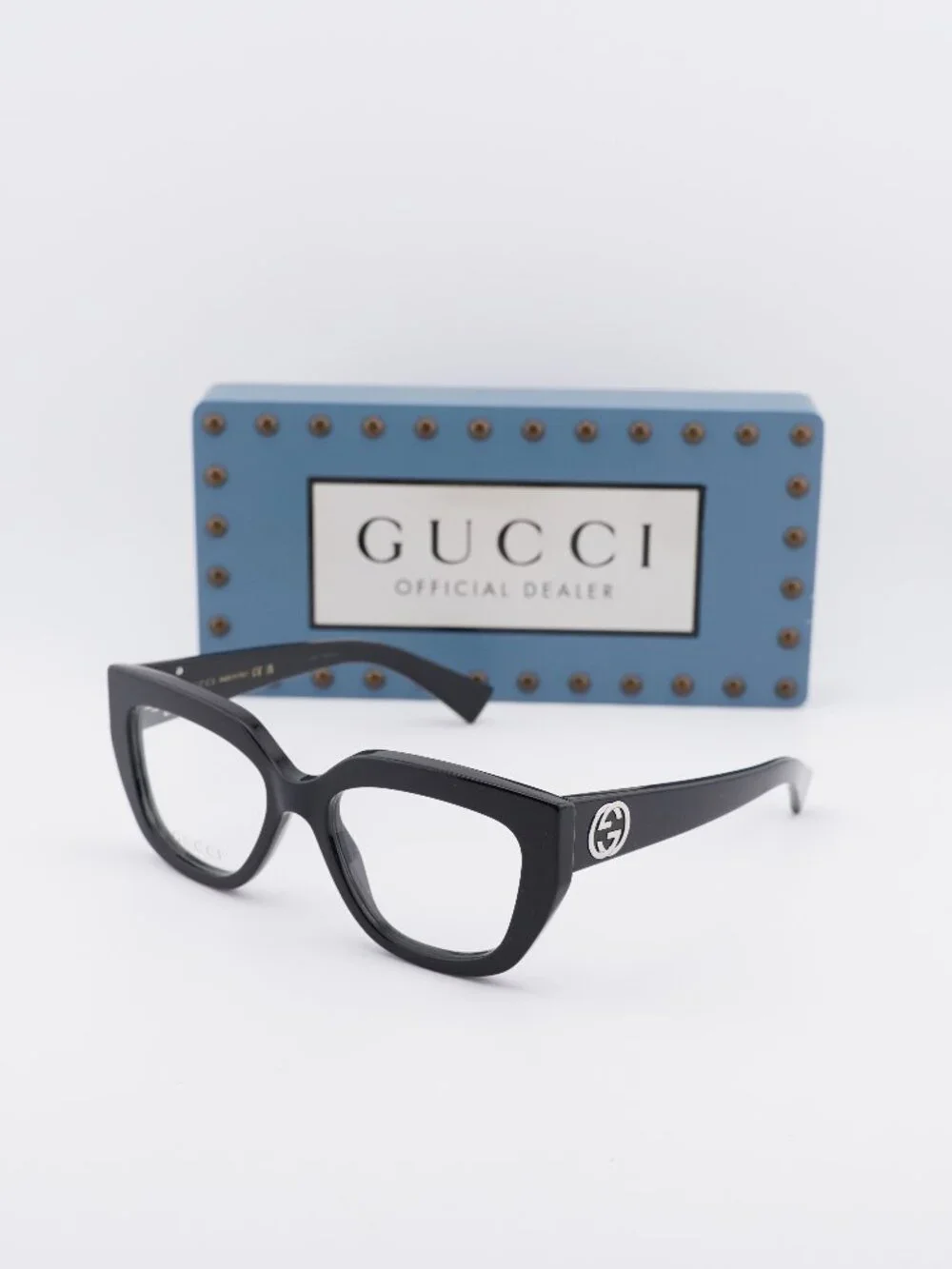 Gucci GG1847O 001 Cat Eye Eyeglasses 53mm - Black